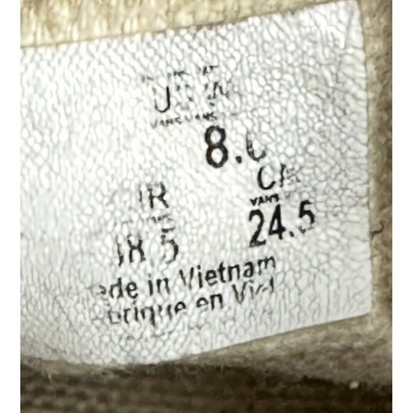 VANS off the Wall Checkerboard Lace Up Sneakers Black Suede Canvas M6.5 W8.0 - Picture 12 of 12